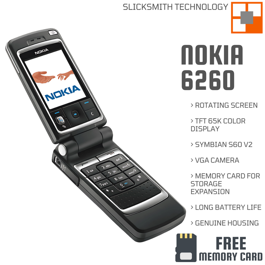 Nokia 6260 Symbian Phone Rotating Camcorder | SlickSmith Technology